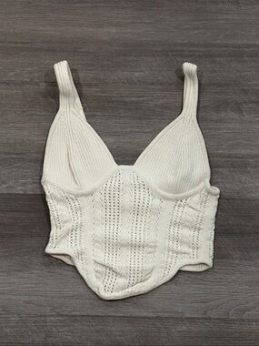 Garage knit corset top